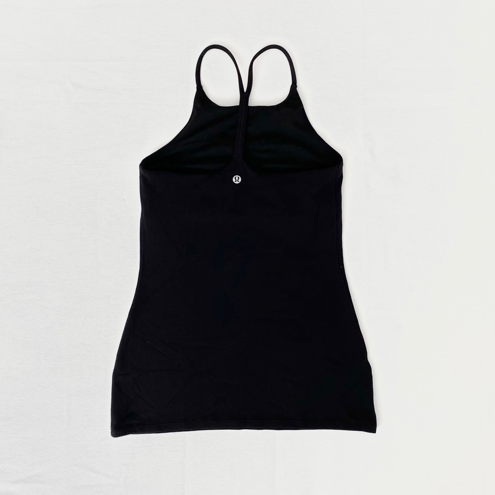 Lululemon Cami High Neck Tank, Size 4, Black